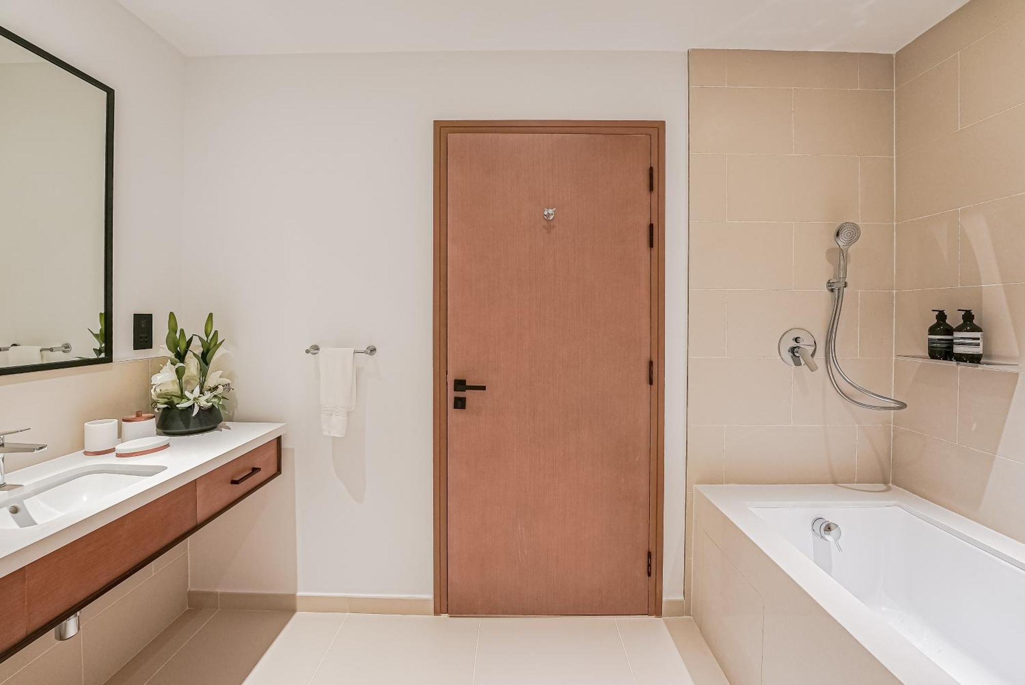 Modern 2Br High Floor Haven In Vida Dubai Marina公寓 外观 照片