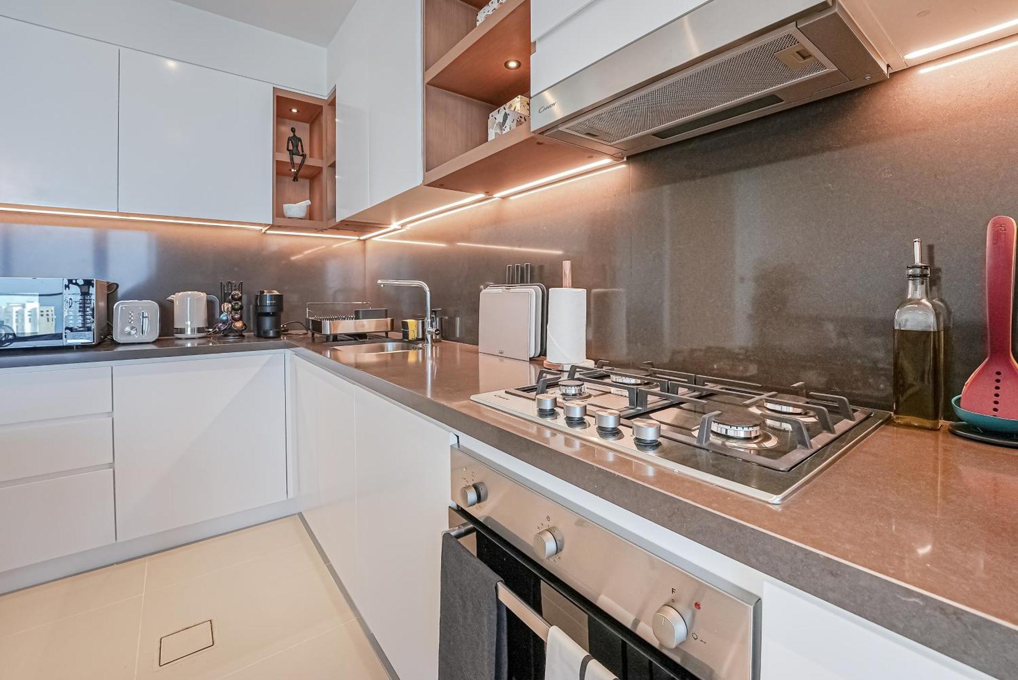 Modern 2Br High Floor Haven In Vida Dubai Marina公寓 外观 照片