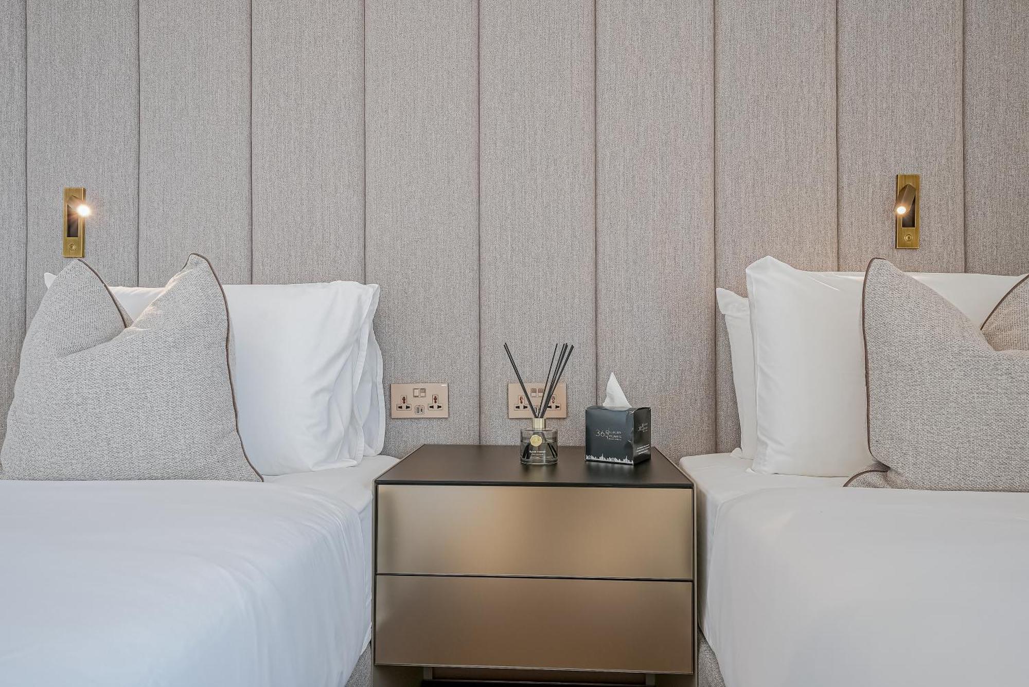 Modern 2Br High Floor Haven In Vida Dubai Marina公寓 外观 照片