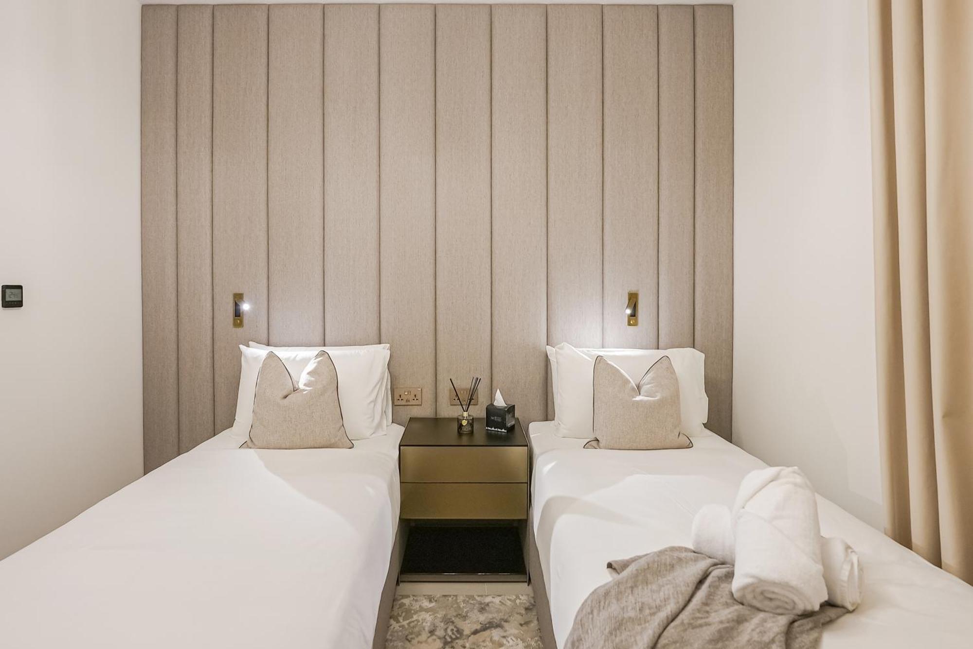 Modern 2Br High Floor Haven In Vida Dubai Marina公寓 外观 照片
