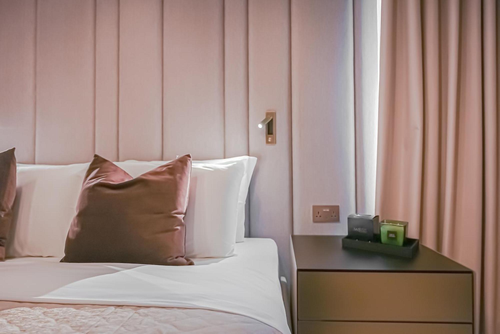 Modern 2Br High Floor Haven In Vida Dubai Marina公寓 外观 照片
