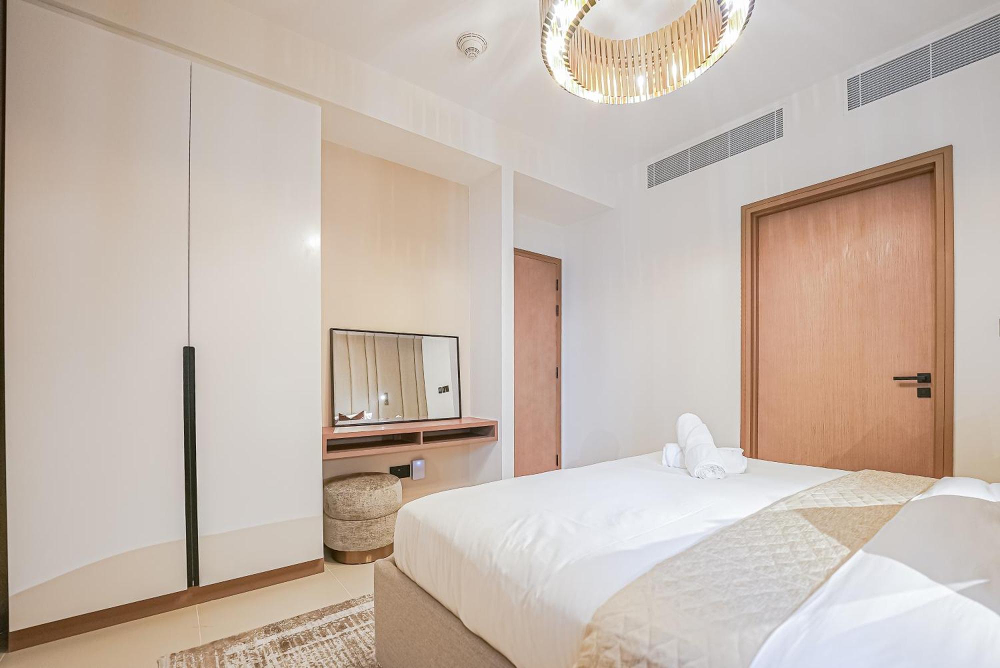 Modern 2Br High Floor Haven In Vida Dubai Marina公寓 外观 照片