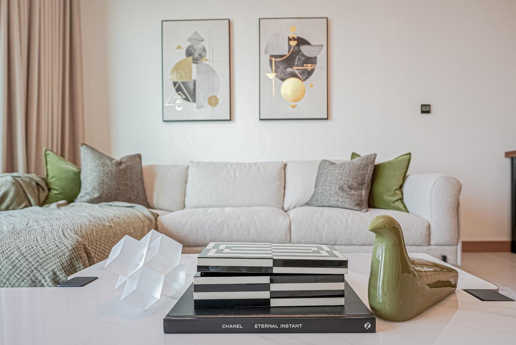 Modern 2Br High Floor Haven In Vida Dubai Marina公寓 外观 照片