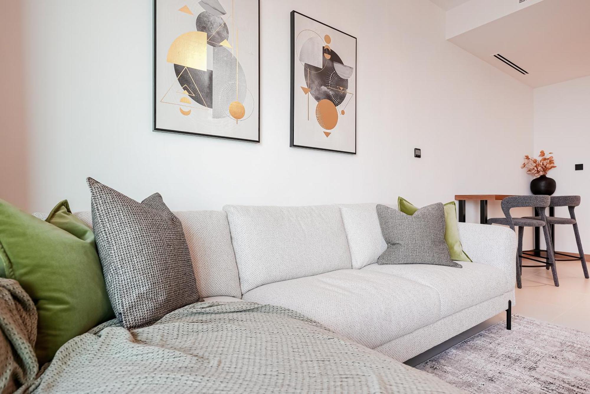 Modern 2Br High Floor Haven In Vida Dubai Marina公寓 外观 照片